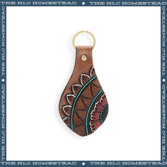 Desert Bloom Sunflower Keychain