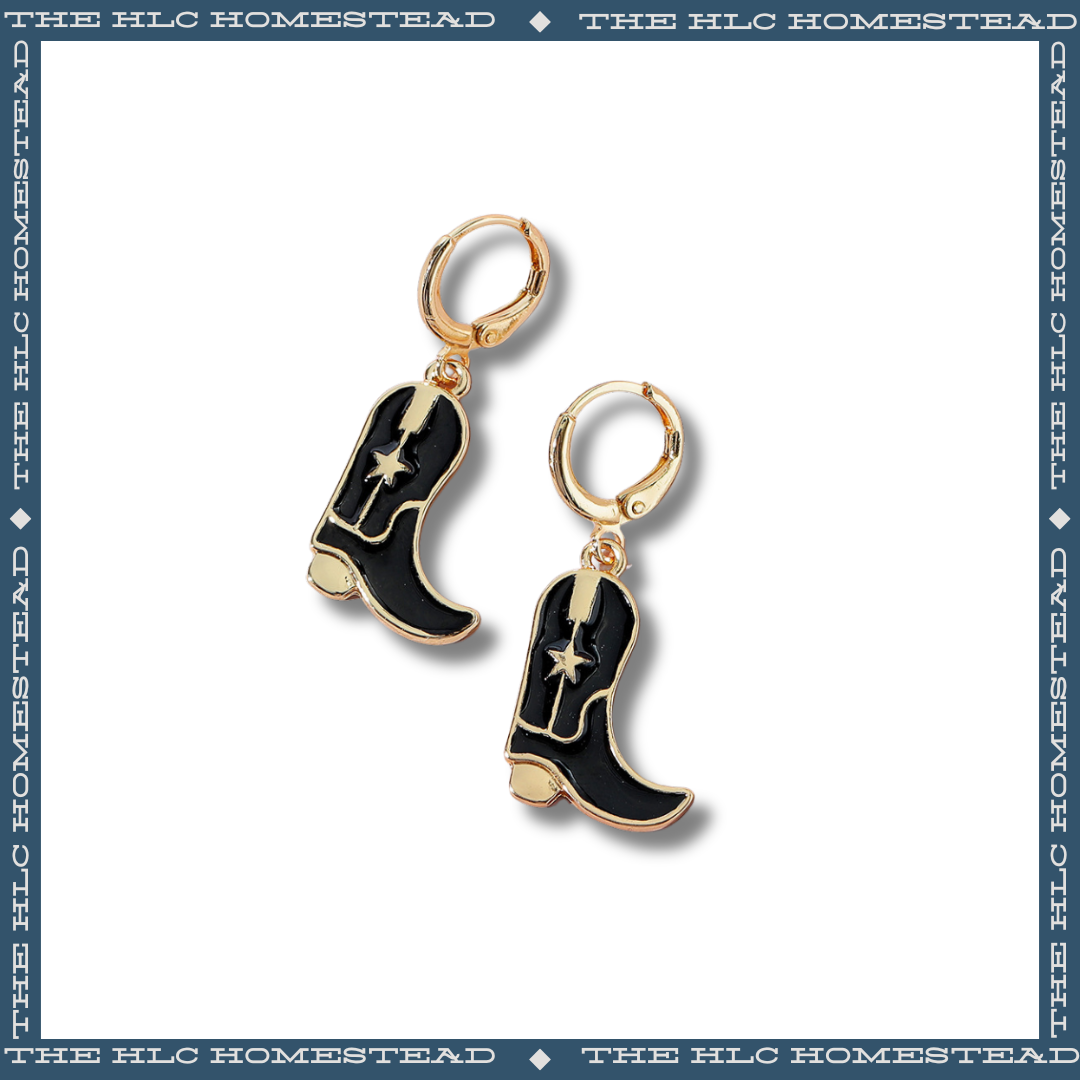 Lonestar Boot Earrings