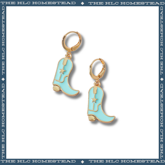 Lonestar Boot Earrings