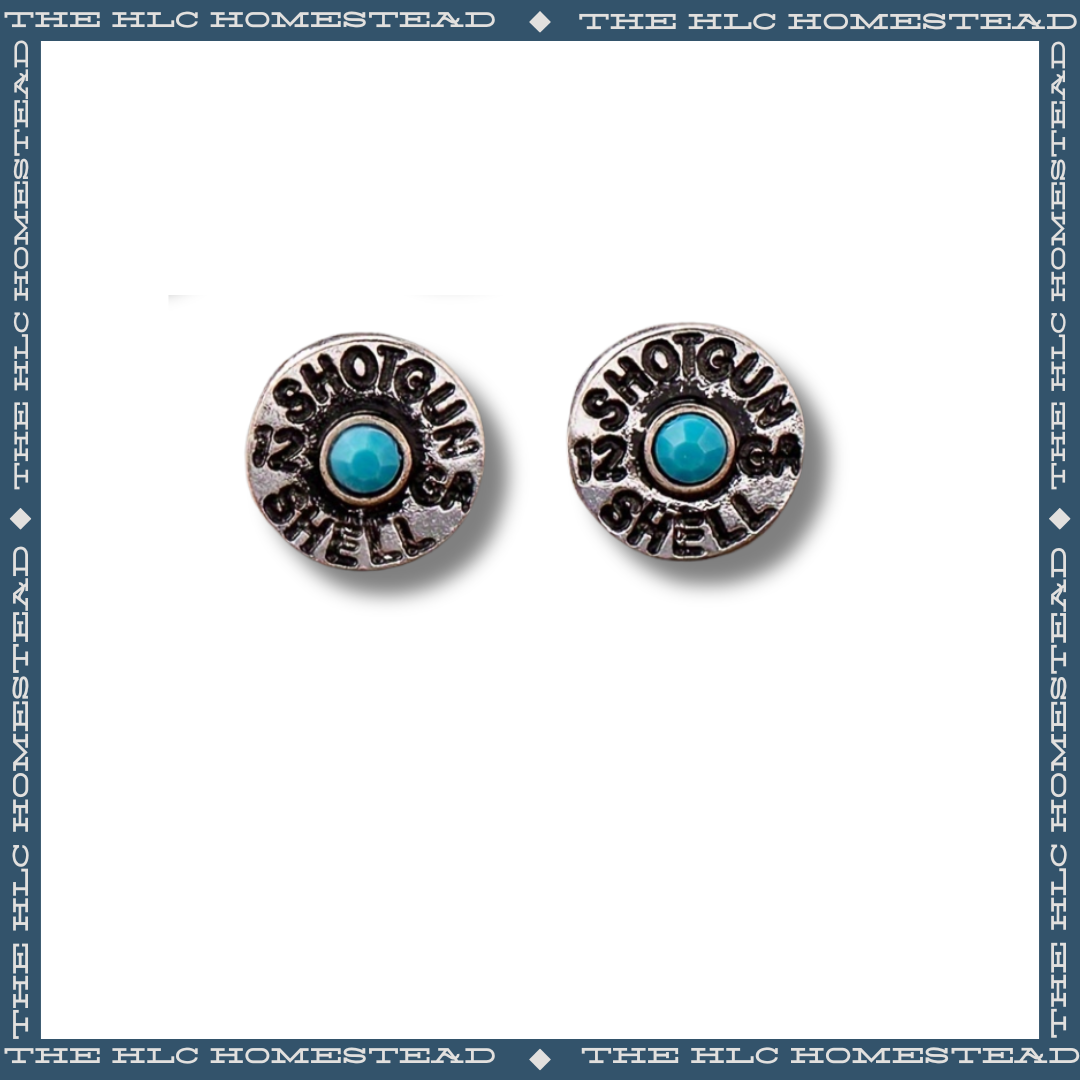 Turquoise Shell Studs