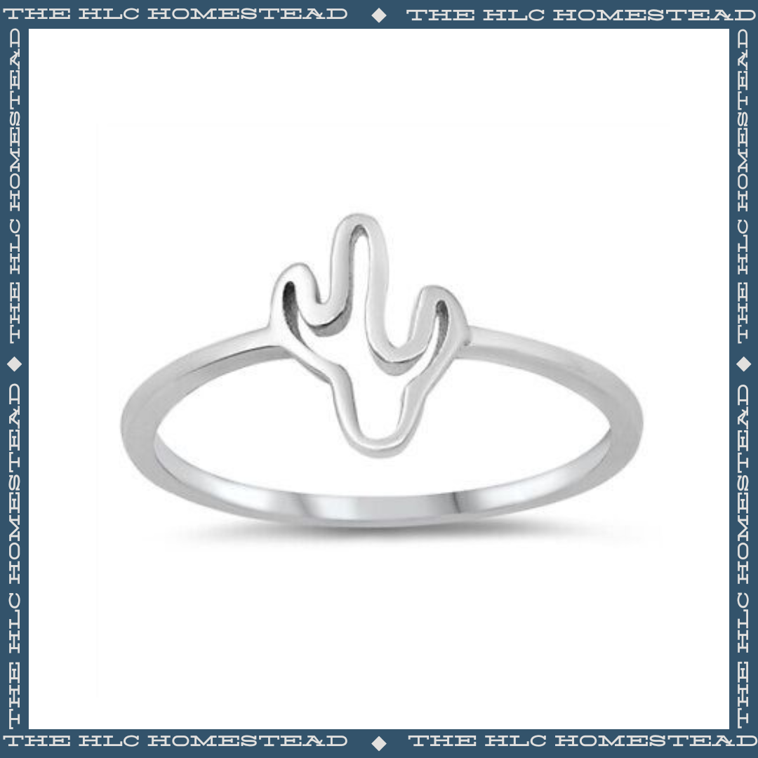 Desert Bloom Cactus Ring