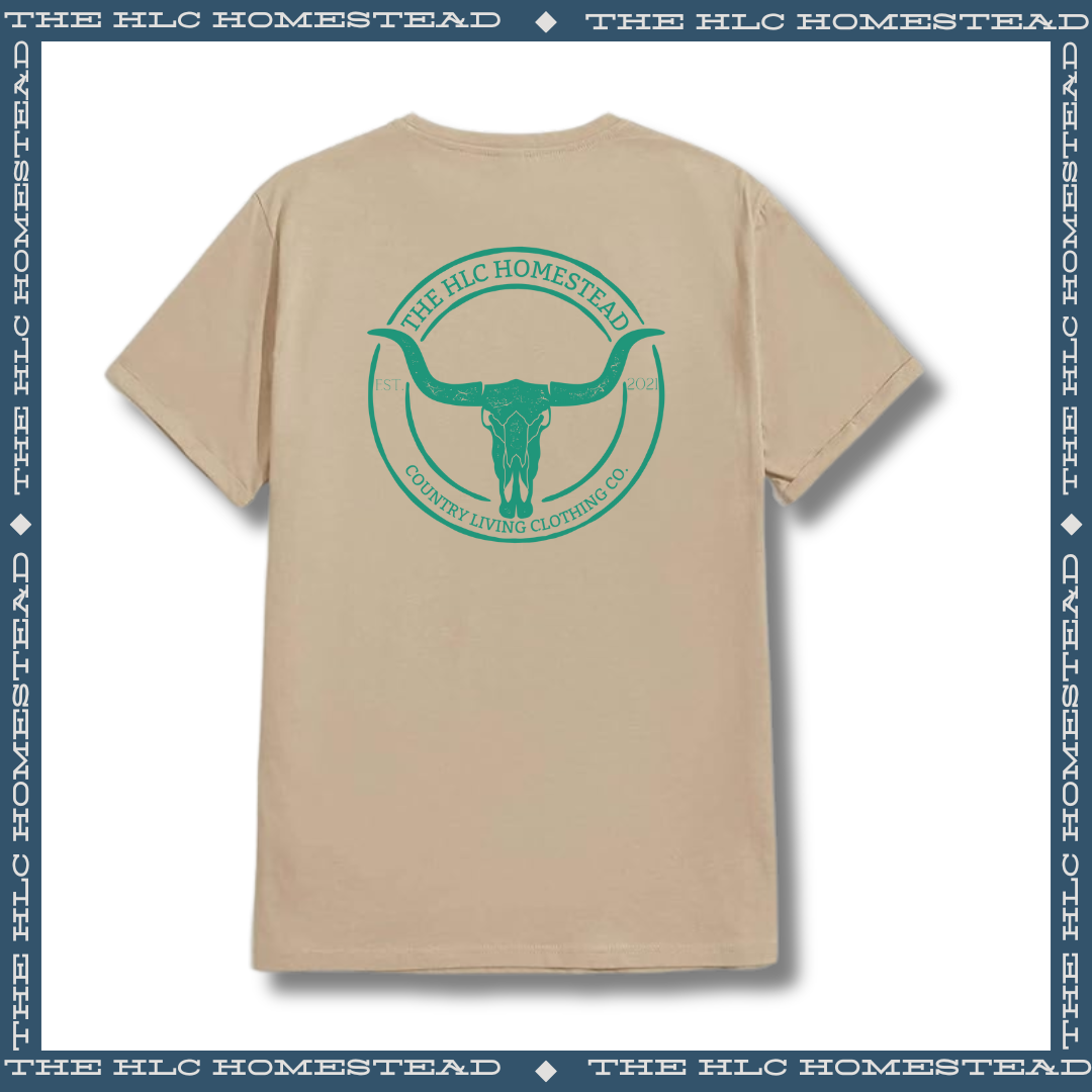 Green Longhorn Logo T-shirt