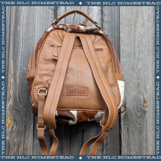 Leather And Hide Back Pack