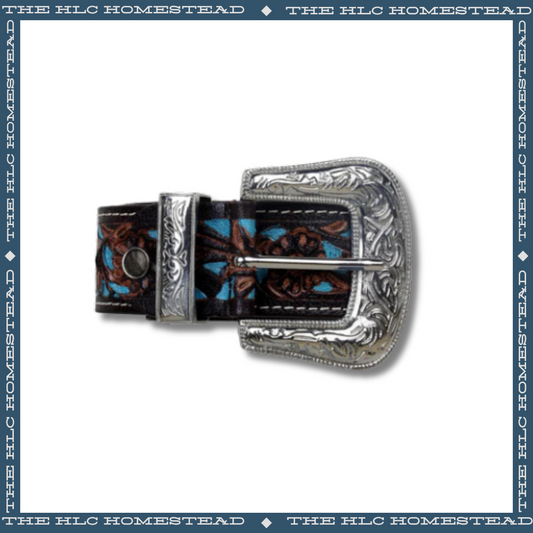 Midnight Turquoise Inlay Belt