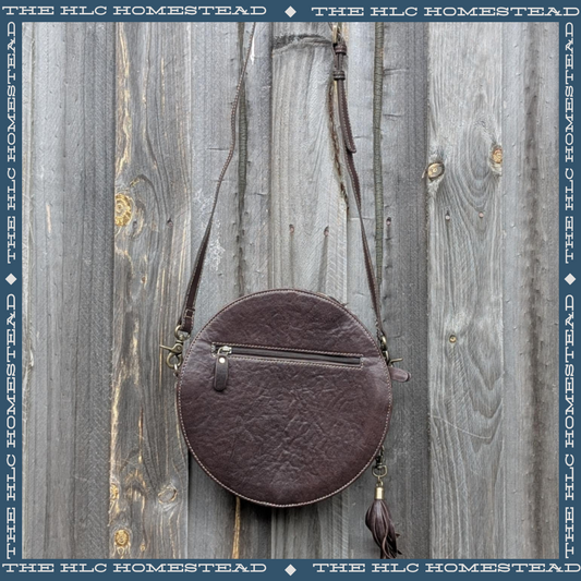 Aqua Mist Round Shoulder Bag