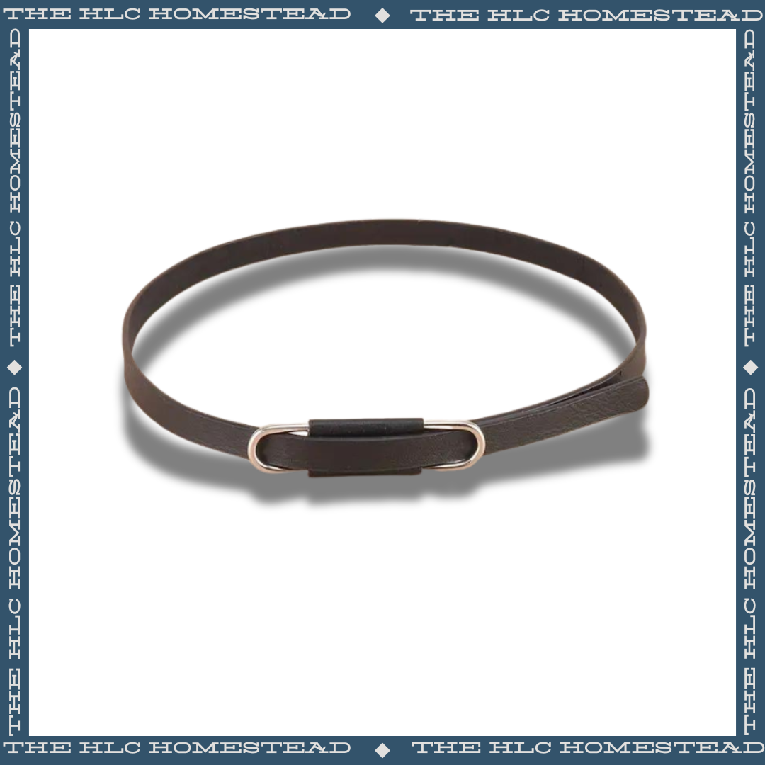 Classic Elegance Leather Hat Band