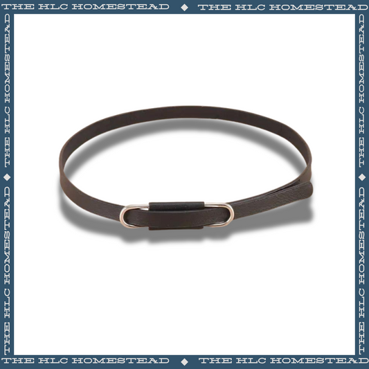 Classic Elegance Leather Hat Band