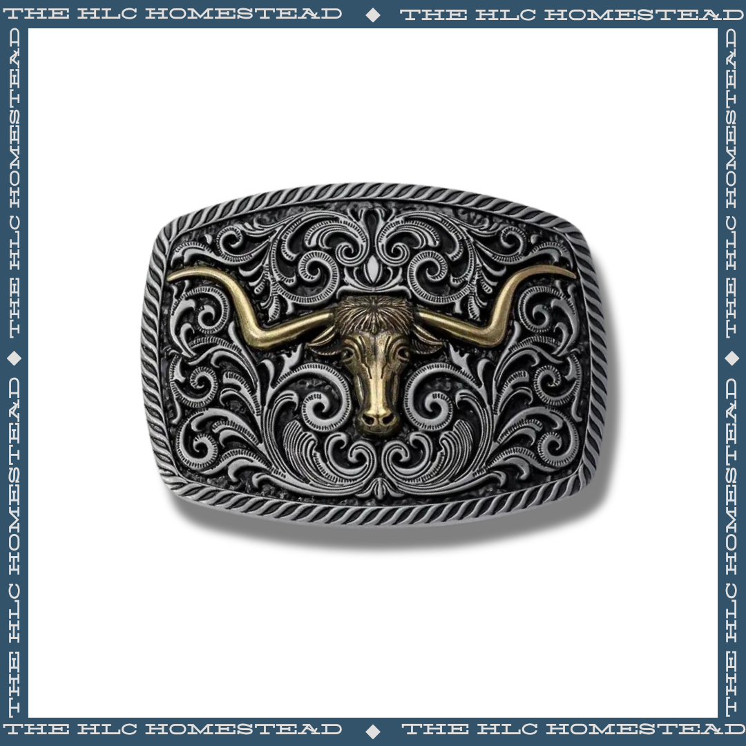 Brass Long Horn Buckle
