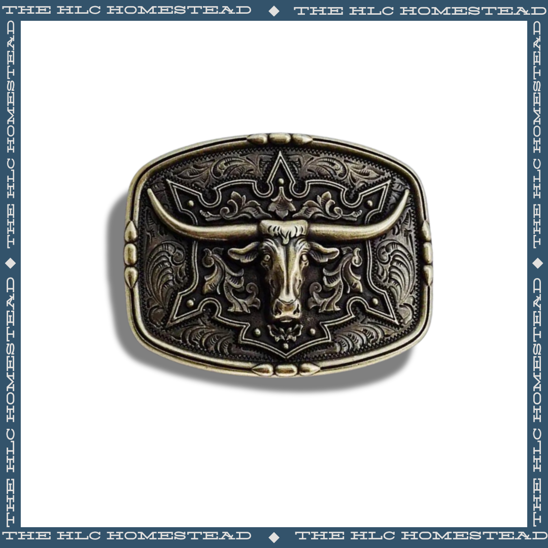Long Horned Paisley Buckle