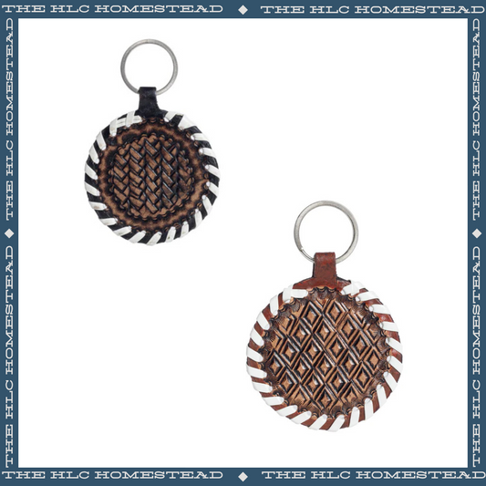 Texas Trail Hide Keychain
