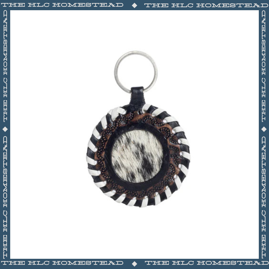 Texas Trail Hide Keychain