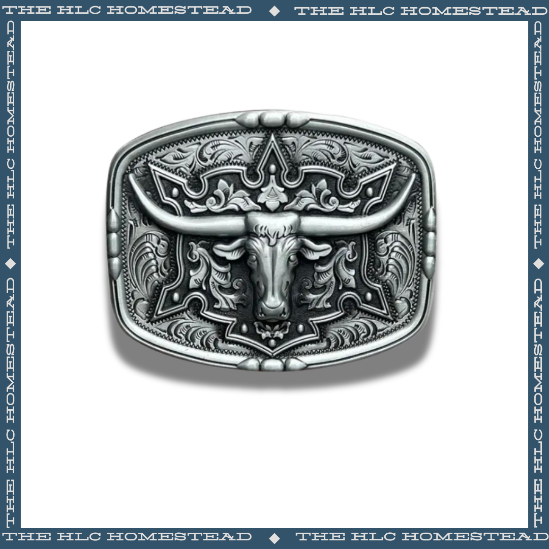 Long Horned Paisley Buckle