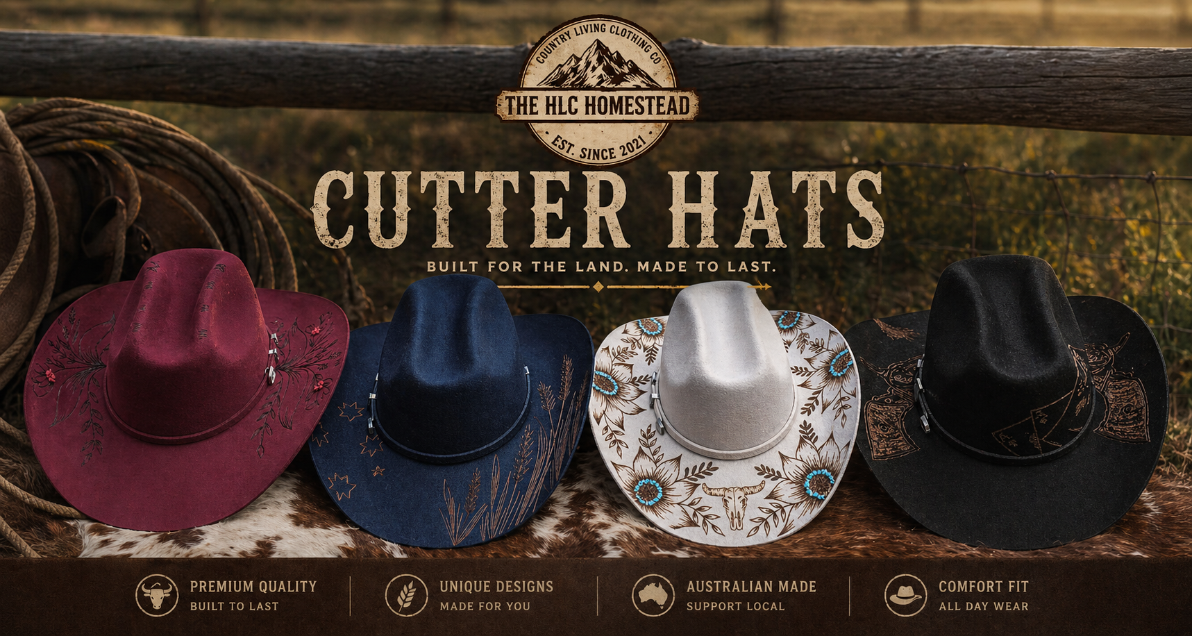 Country Cutter Hats – The HLC Homestead