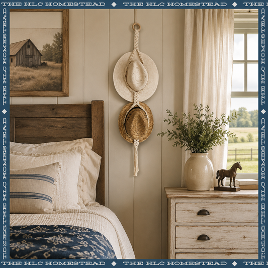 Macrame Hat Hanger