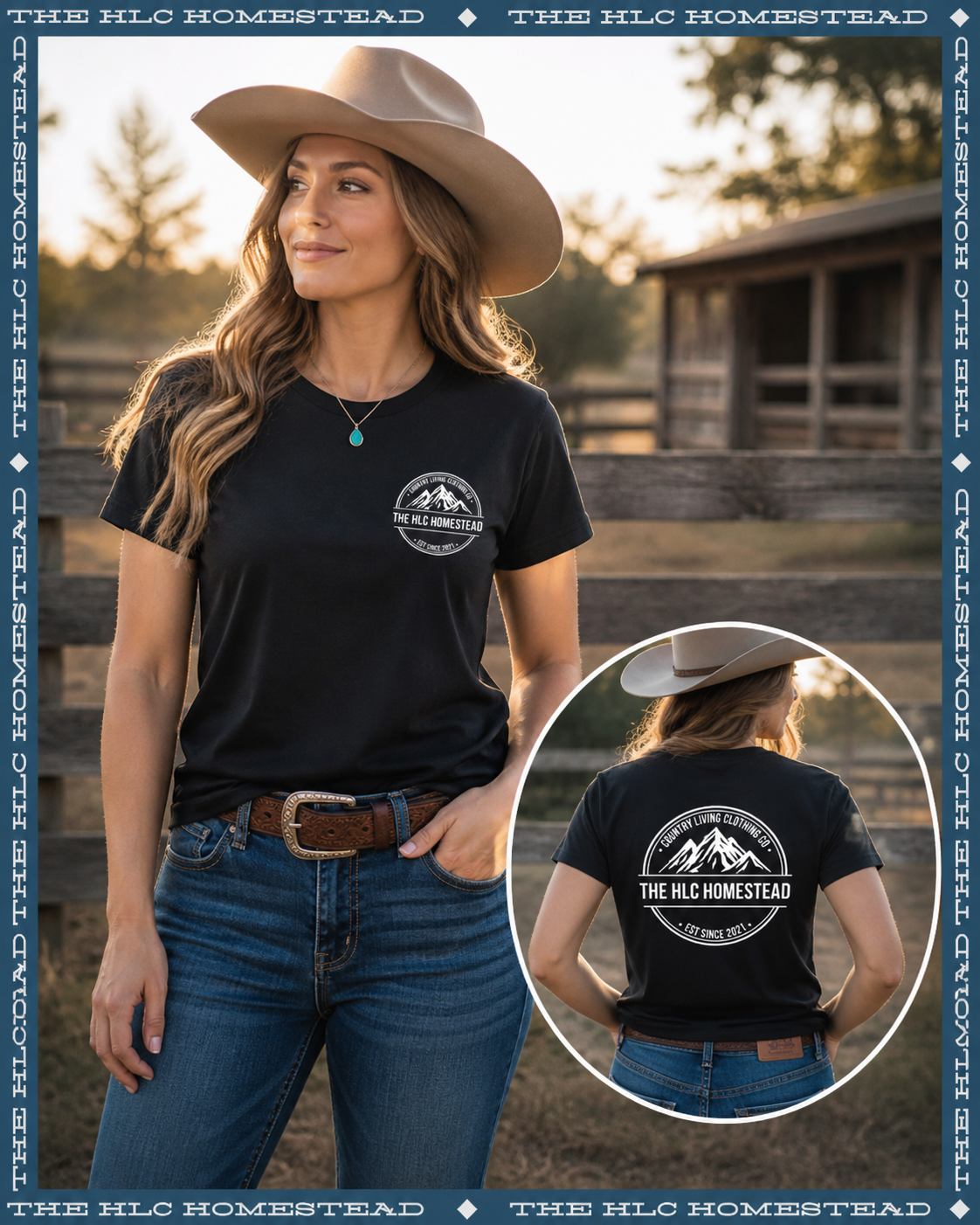 HLC Homestead OG Logo T-shirt BLACK