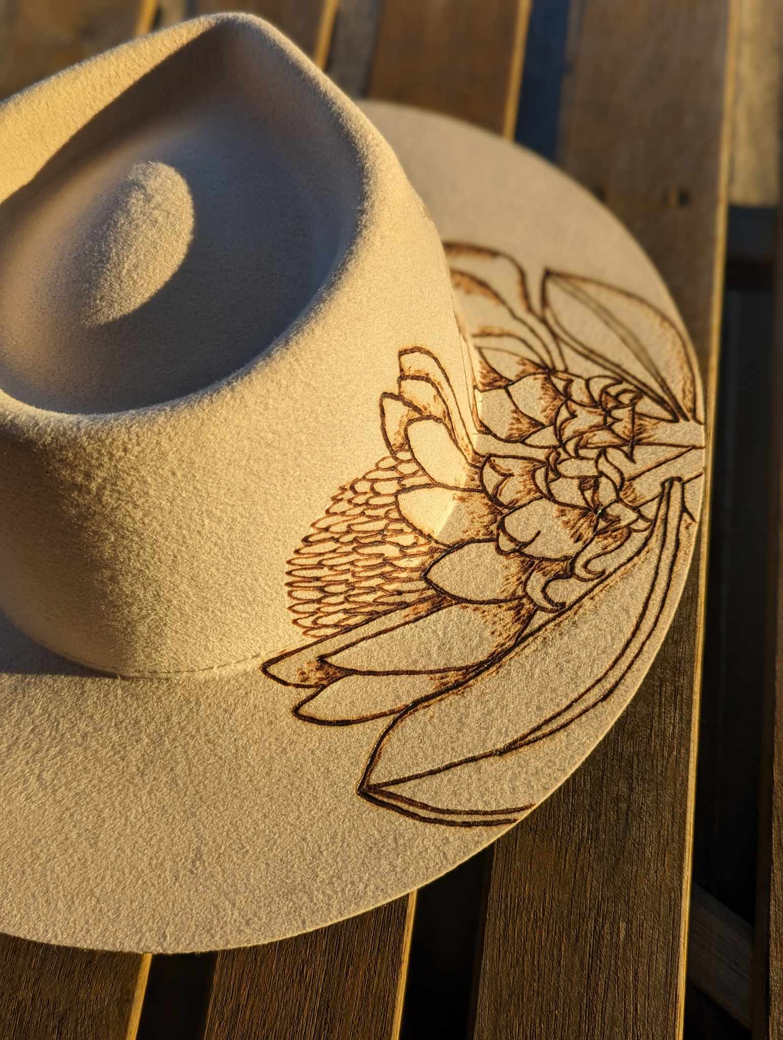Sacred Wildflower Hat Transfer