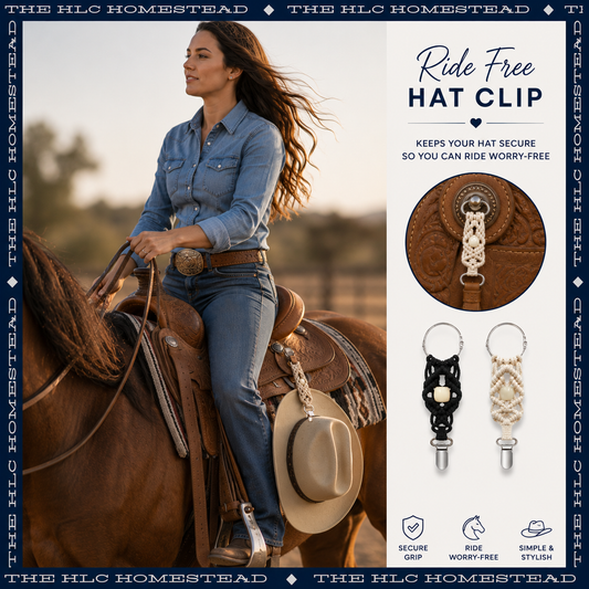 Macrame Hat Clips