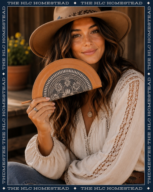 The Desert Dusk Half Moon Wallet
