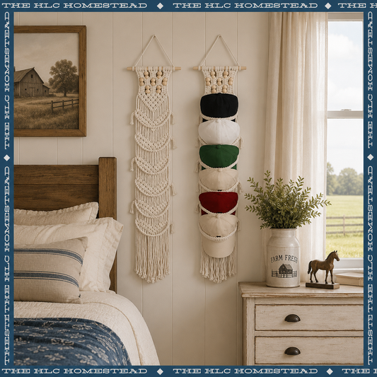 Macrame Trucker Cap Hanger