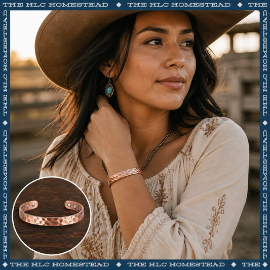 Hammered Copper Cuff Bracelet