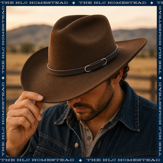 Classic Elegance Leather Hat Band