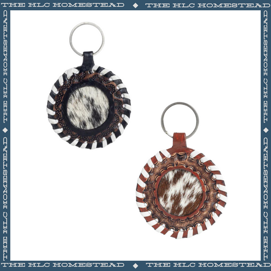 Texas Trail Hide Keychain