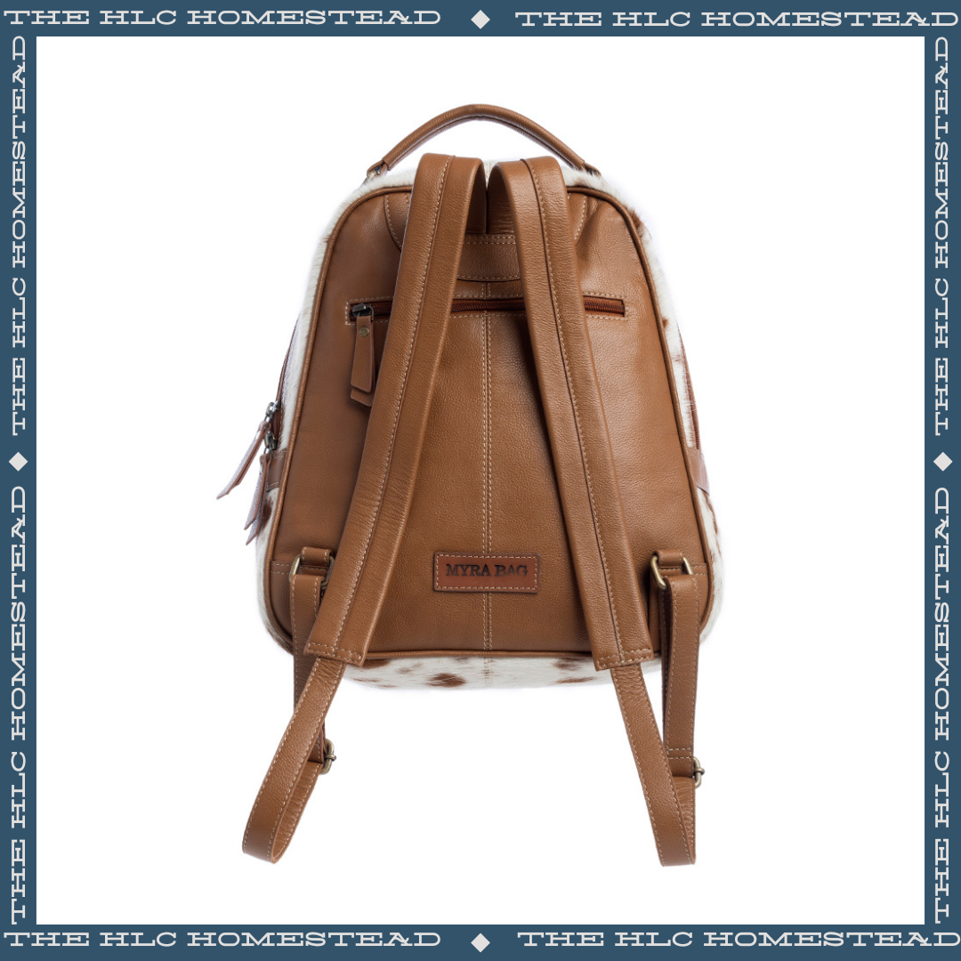 Leather And Hide Back Pack