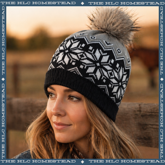 Snow Ridge Pom Pom Beanie