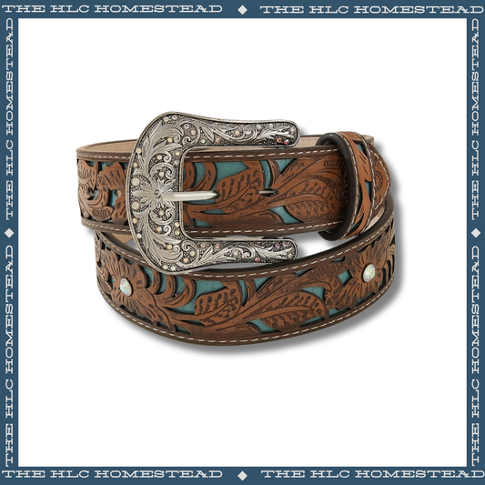 Rustic Prairie Leather Belt