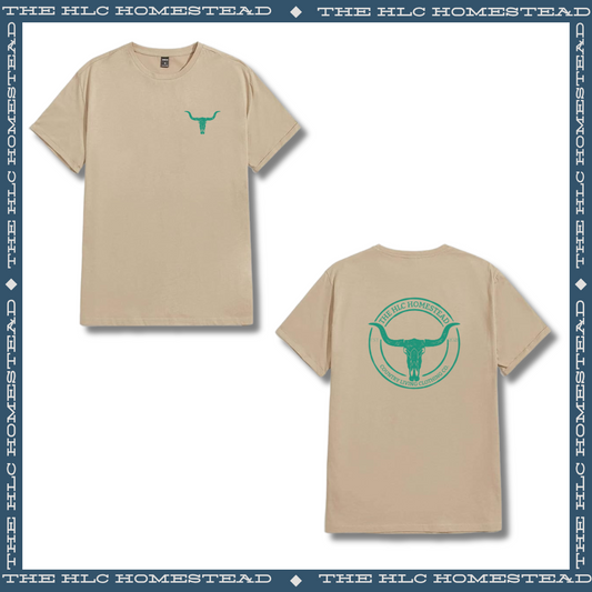 Green Longhorn Logo T-shirt