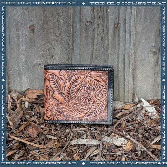 Men's Tooled Wallet