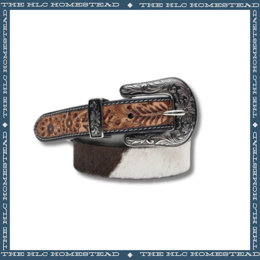 Rustic Prairie Leather Belt