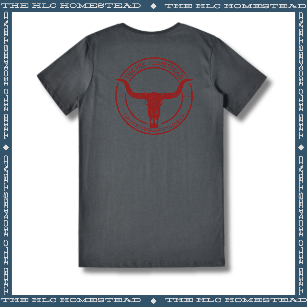 Red Longhorn Logo T-shirt