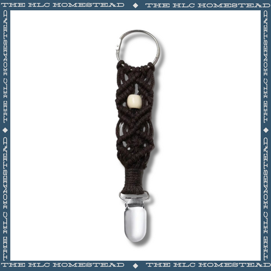 Macrame Hat Clips