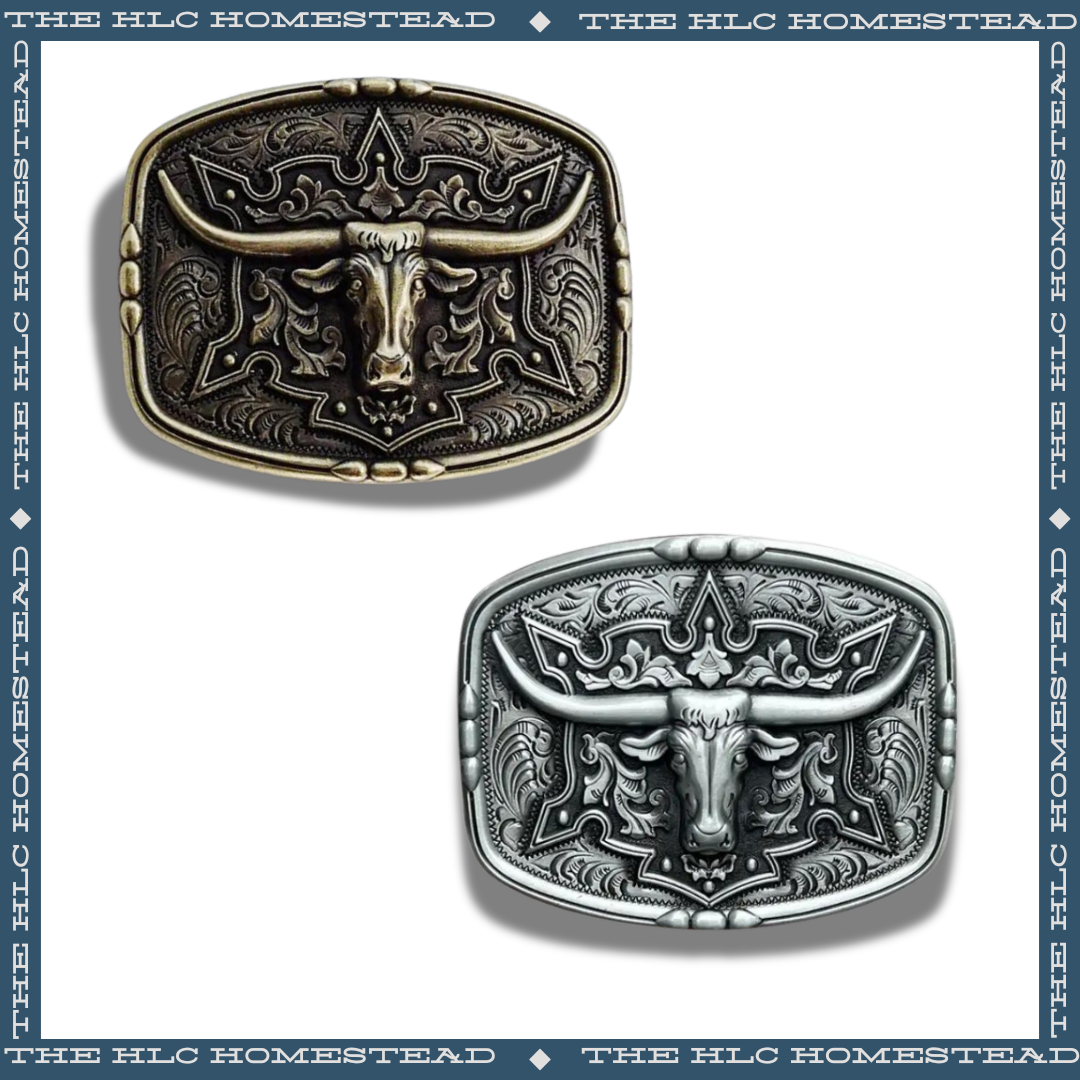 Long Horned Paisley Buckle