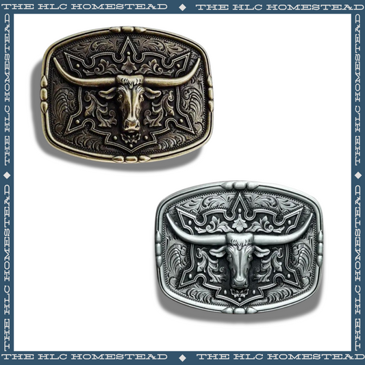 Long Horned Paisley Buckle