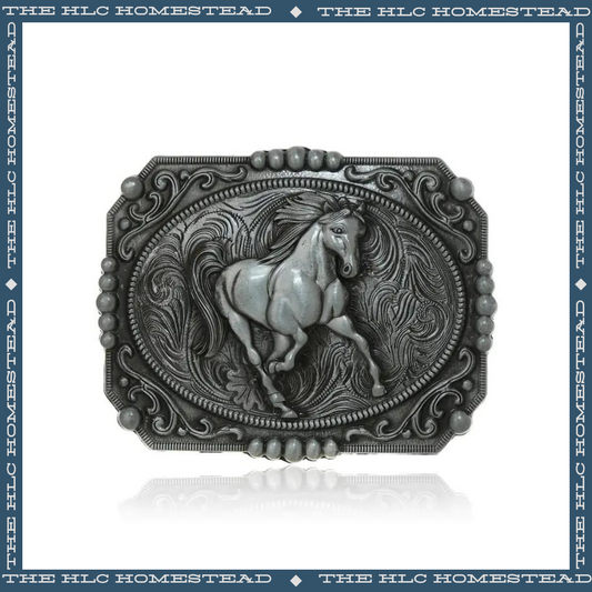 Vintage Horse Belt Buckle
