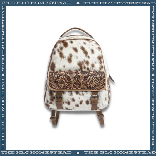 Leather And Hide Back Pack