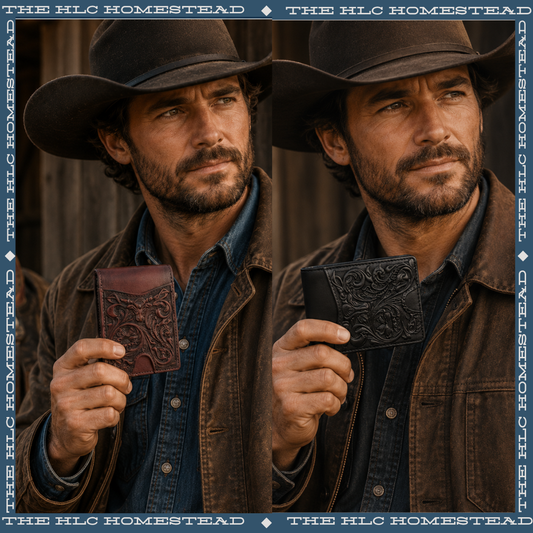 Men's Tooled Wallet