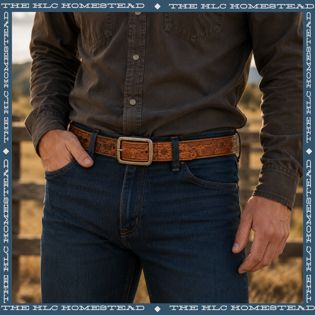 Leather Belts - NO Buckle