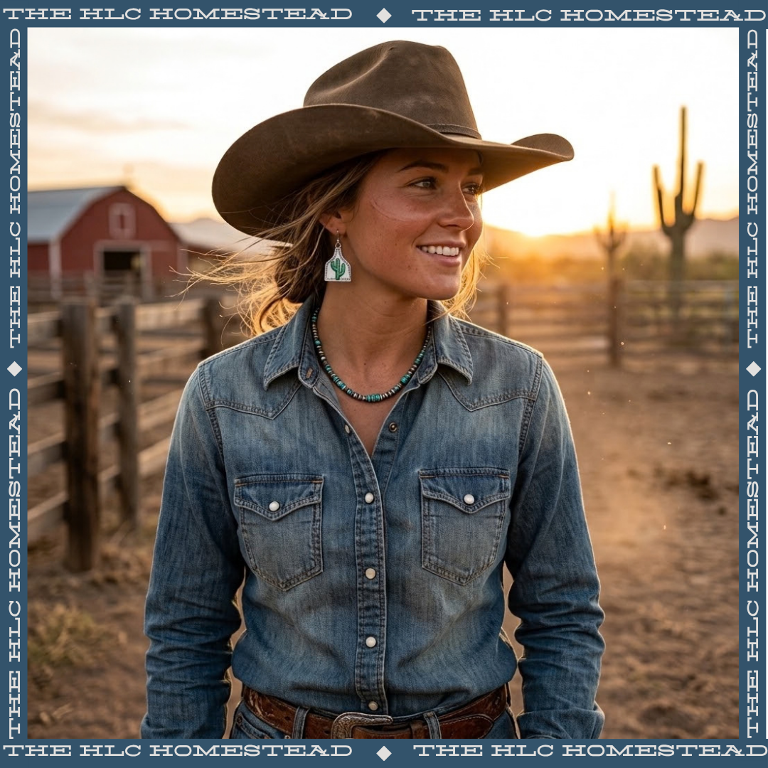 Cactus Cowgirl Earings