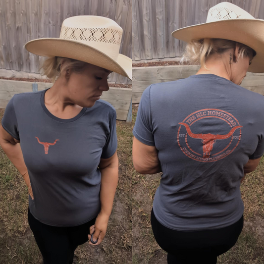 Red Longhorn Logo T-shirt