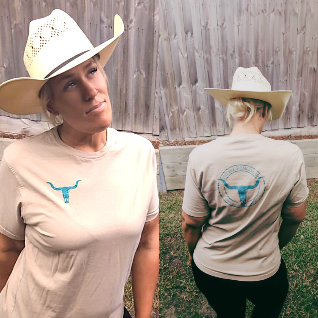 Green Longhorn Logo T-shirt