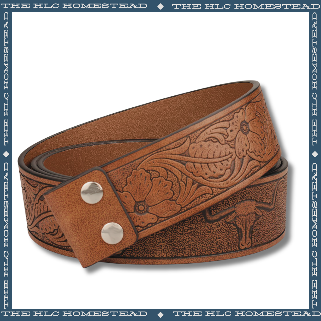 Leather Belts - NO Buckle