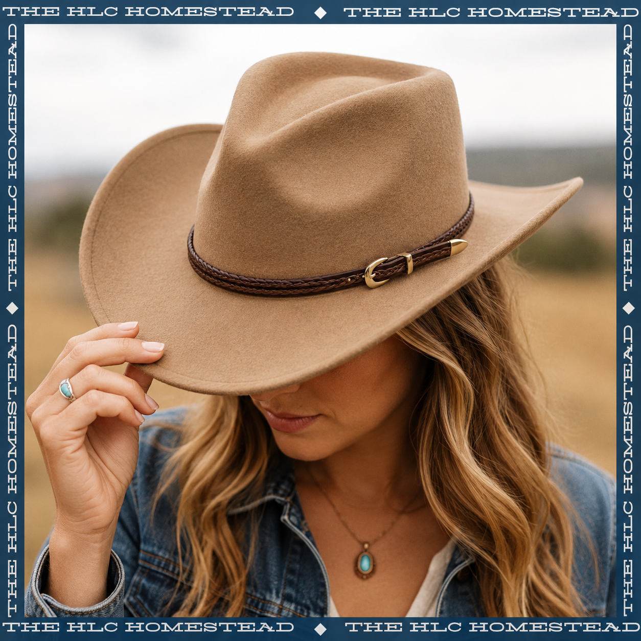 Classic Elegance Braided Leather Hat Band