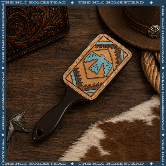 Turquoise Freebird Hair Brush